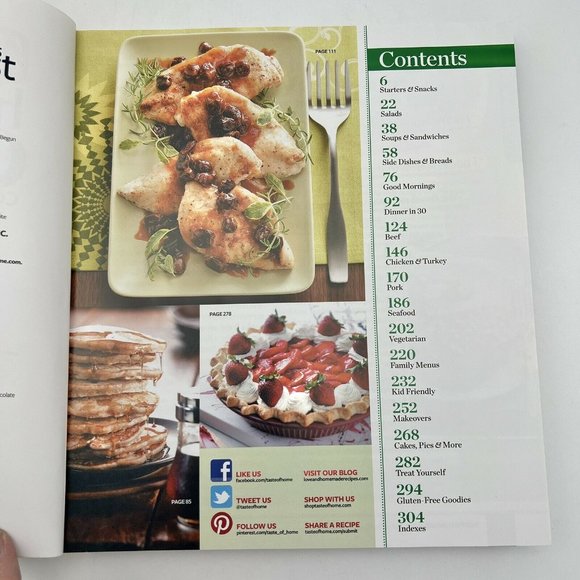 Taste of Home Healthy Cooking Cookbook Paperback Eat Right with 501 Dishes - Picture 3 of 8